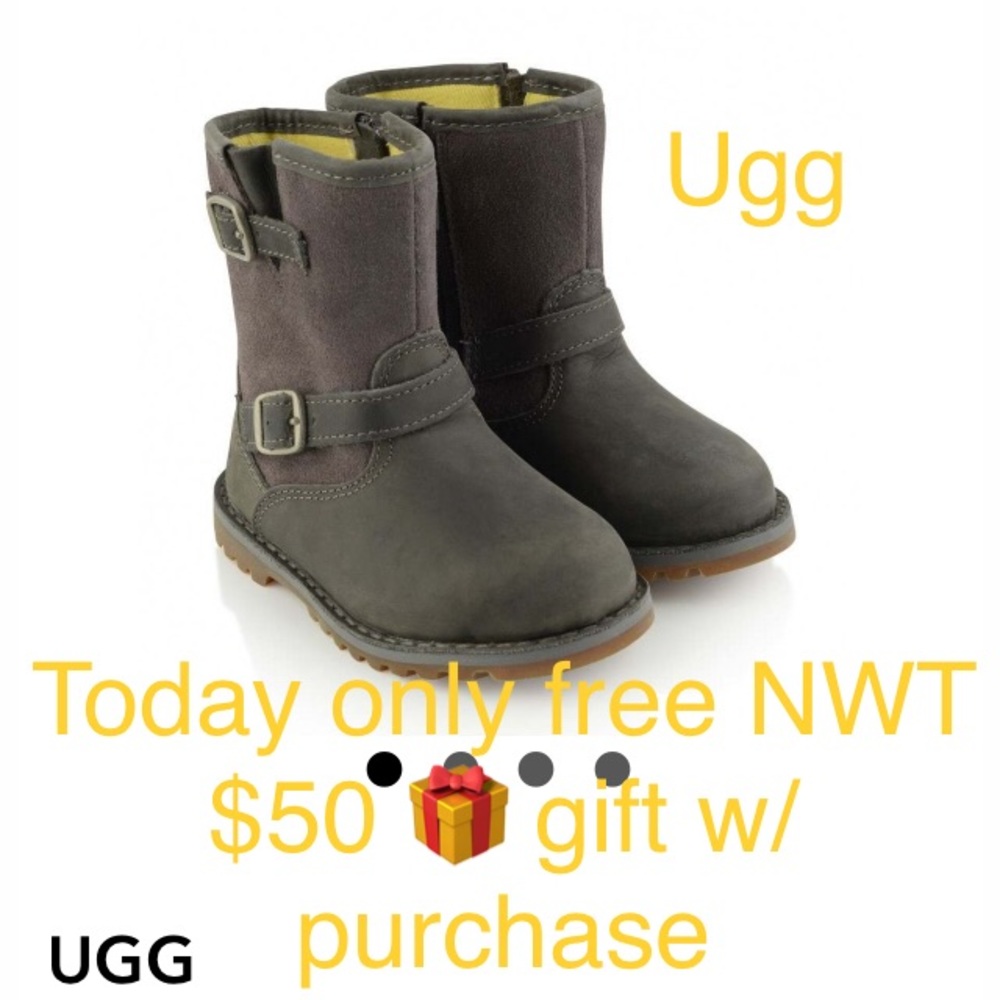 NIB AUTHENTIC LEATHER UGG UNISEX BOOTS